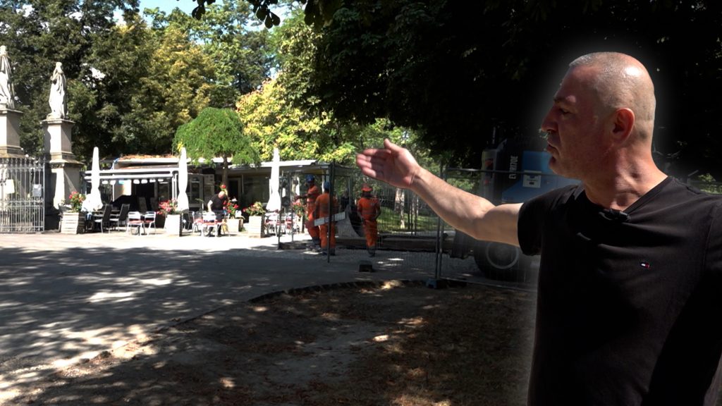 Baustellenlärm treibt Kiosk in den Konkurs