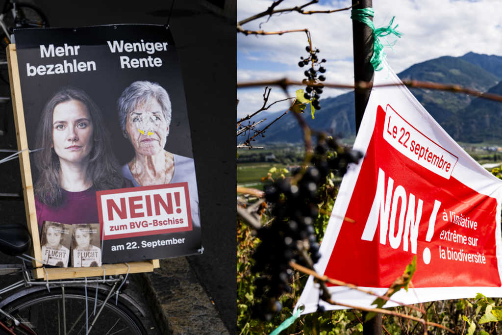 Beide nationalen Vorlagen scheitern