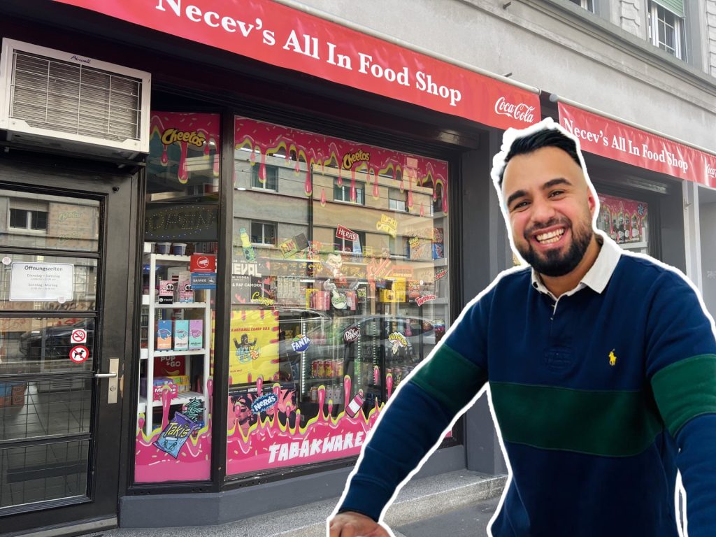 All in Food Shop in Basel: Necev über seinen unkonventionellen Weg zum Unternehmer