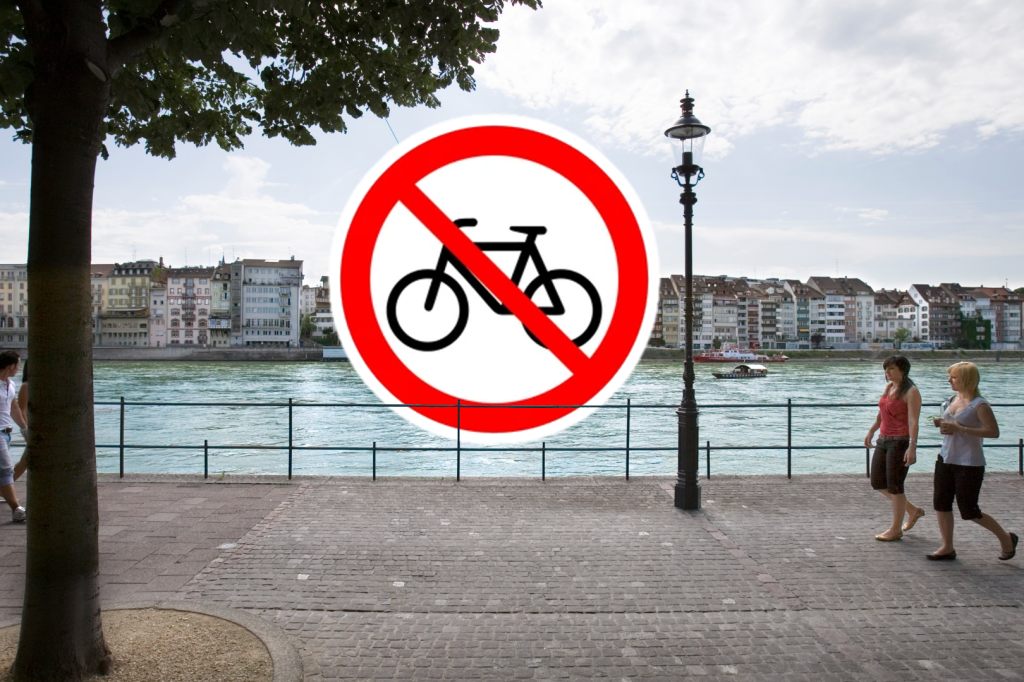 Achtung: Hier kommst du am Samstag mit dem Velo nicht durch