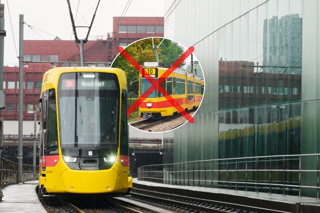 Neue Tina-Trams der BLT in Betrieb