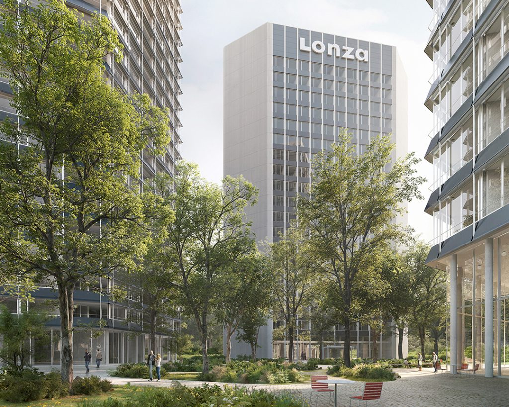 Das Lindenhofareal entwickelt sich zum Quartier – mit zwei neuen Hochhäusern