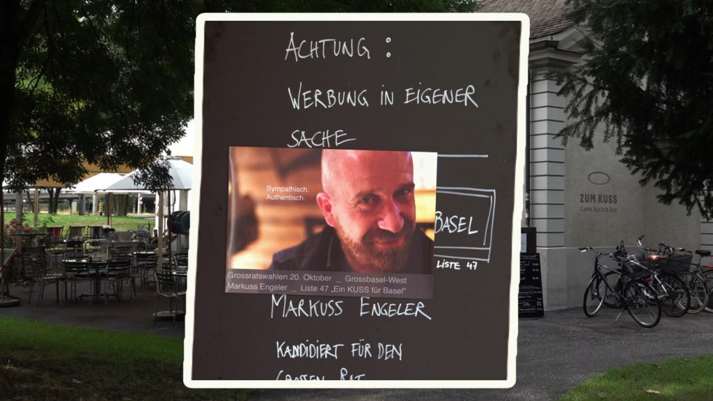 «Ein KUSS für Basel»: Markuss Engeler will in den Grossen Rat