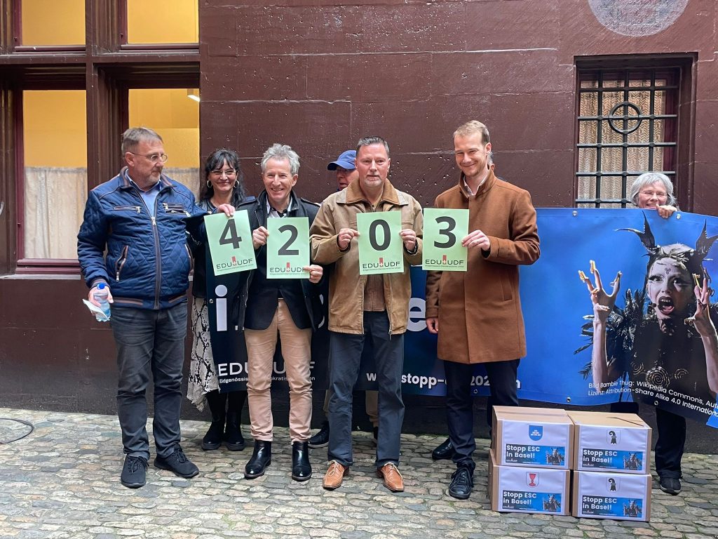 Referendum der EDU erzwingt Abstimmung über den ESC-Kredit