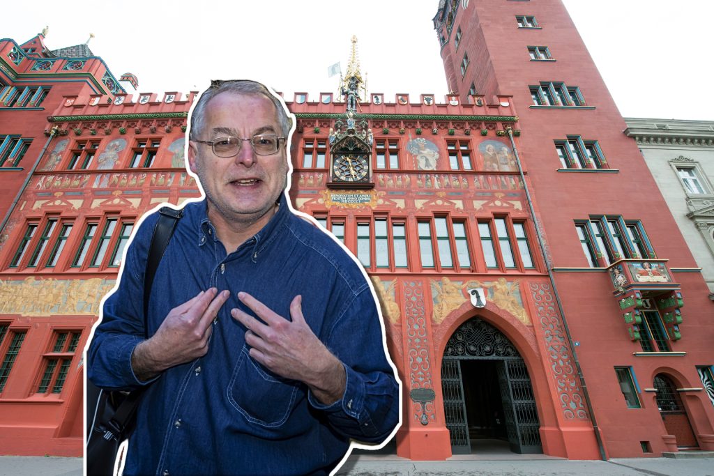 Grossrat Eric Weber vor dem Rathaus festgenommen