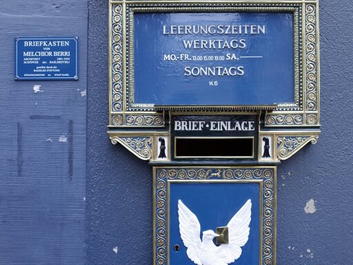 Kaputter Basler Dybli-Briefkasten: Wiederherstellung ist ungewiss