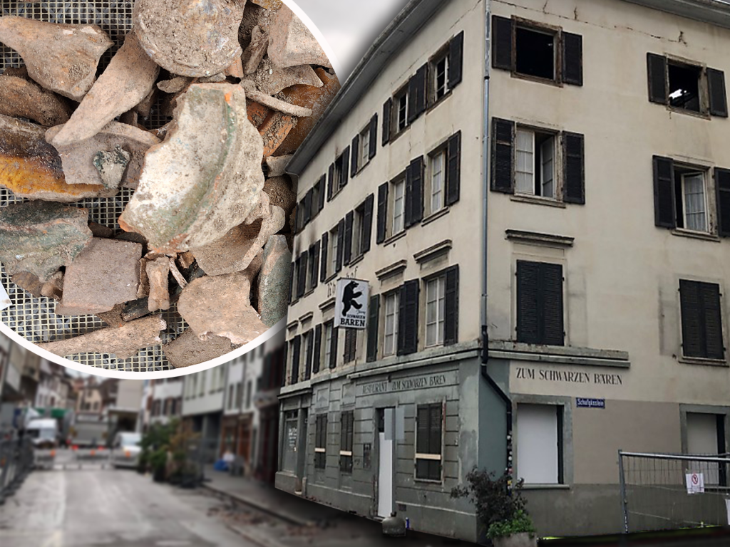 Diese Funde lagen unter dem «Schwarzen Bären» verborgen
