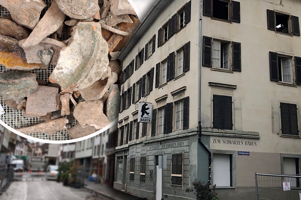 Diese Funde lagen unter dem «Schwarzen Bären» verborgen