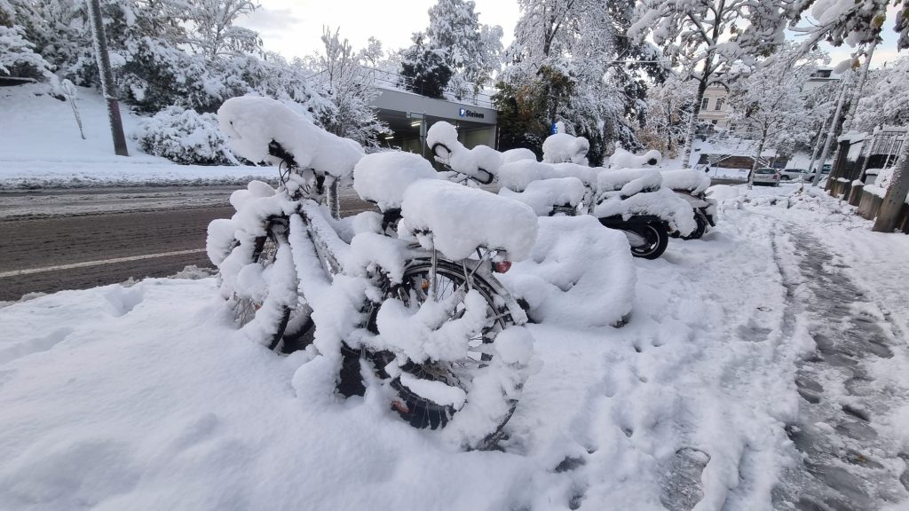 Schnee, Schnee und nochmals Schnee: Basel versinkt im Weiss
