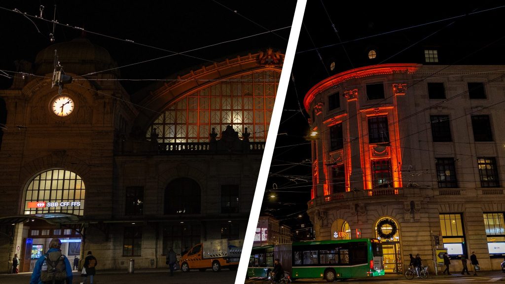 Darum leuchtet Basel orange