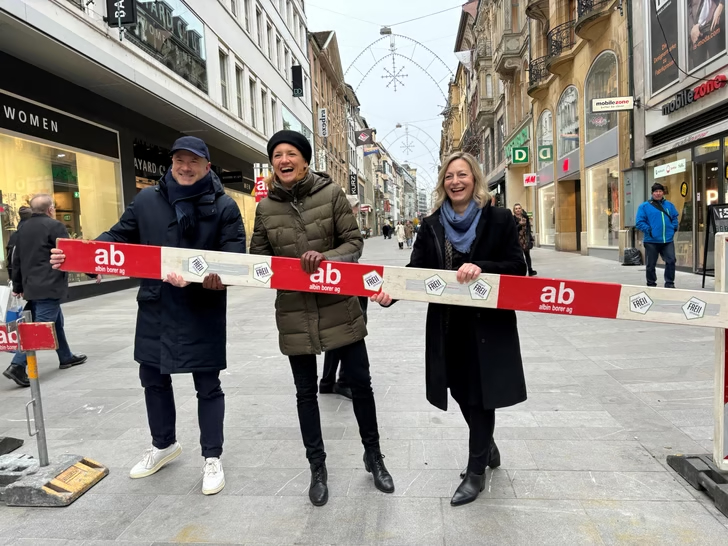 Keller präsentiert neue Freie Strasse – aber es geht gleich weiter mit den Baustellen