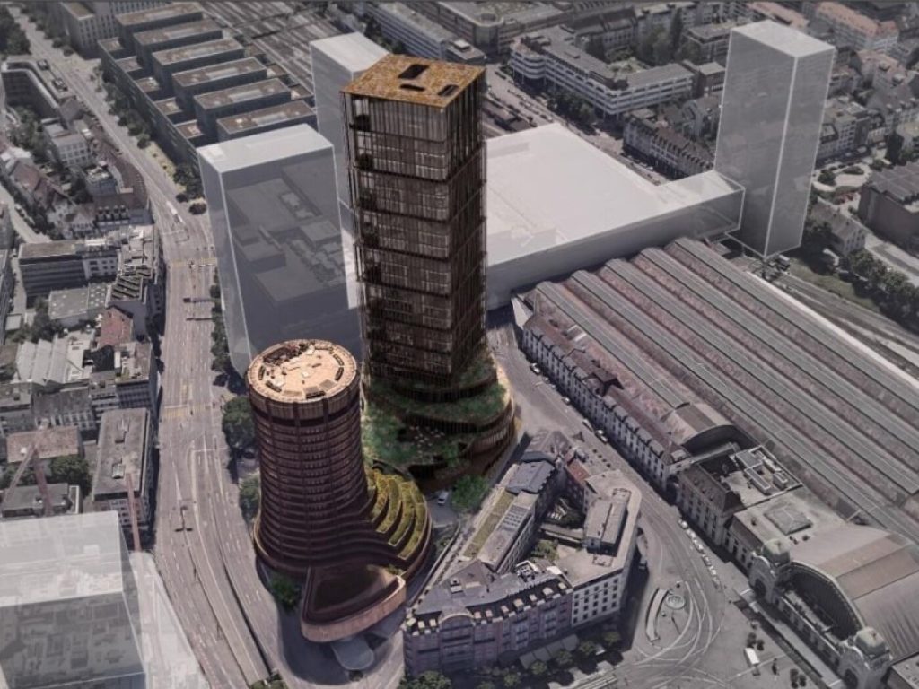 Neben dem BIZ-Turm soll das dritthöchste Hochhaus der Stadt entstehen