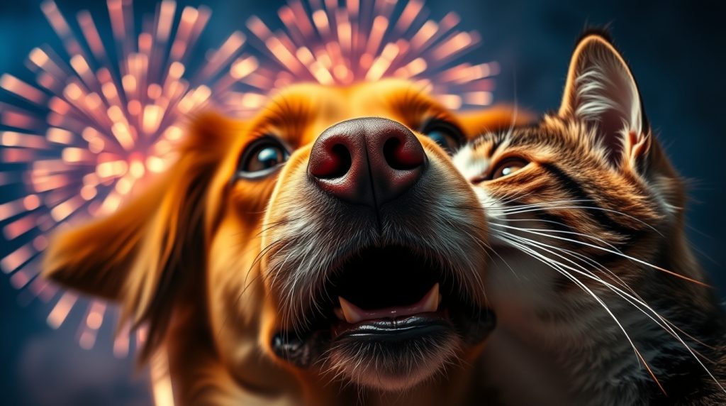 So schützt du deine Haustiere vor dem Feuerwerk