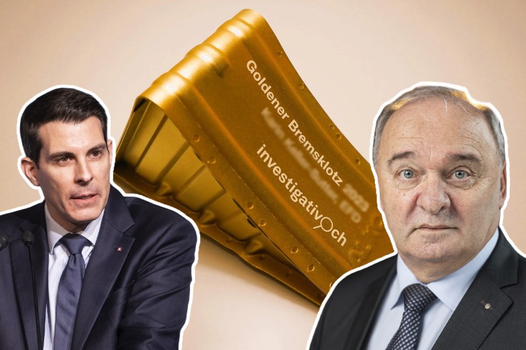 «Goldener Bremsklotz» für FDP-Präsident Burkart und Ex-SVP-Ständerat