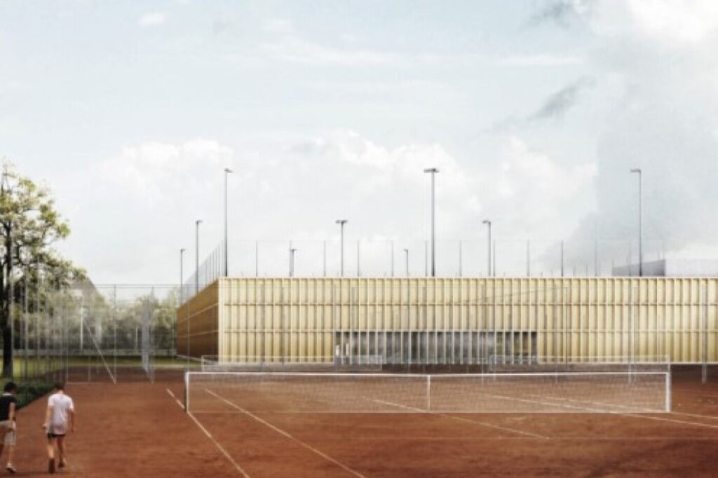 Umstrittener Bebauungsplan für Tennishalle bewilligt