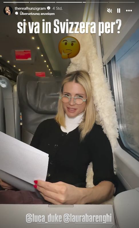 ESC-Team nimmt Michelle Hunziker am SBB in Empfang
