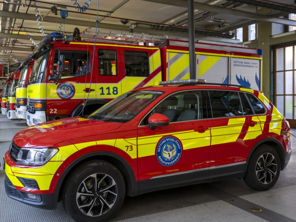Polizei, Sanität und Feuerwehr mit weniger Einsätzen