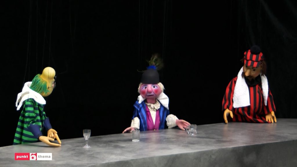 Interview der besonderen Art: Kult-Schnitzelbangg «Antikeerper» im Fernseh-Studio