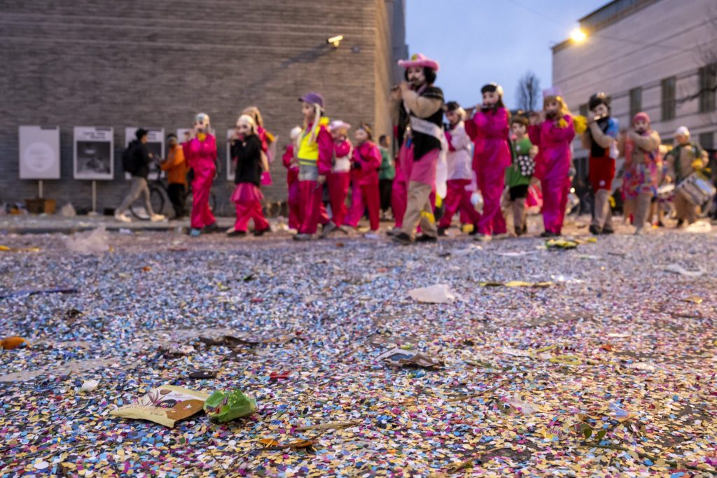 Bei der Fasnacht 2025 gibt es mehr Müll als im Vorjahr