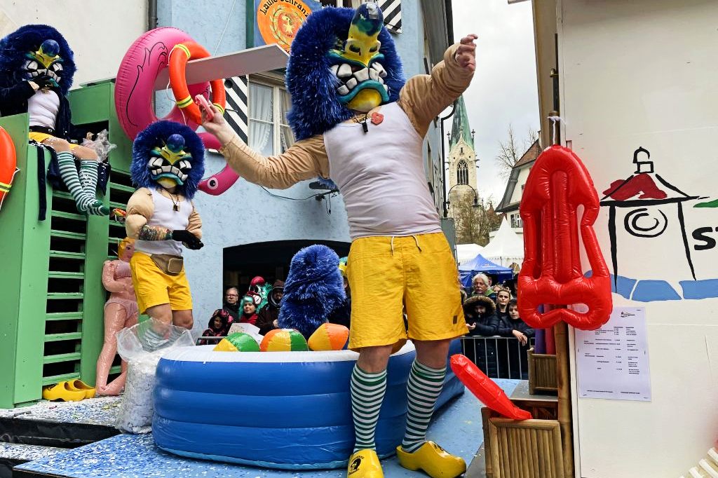 Das war der Fasnachtsumzug in Laufen