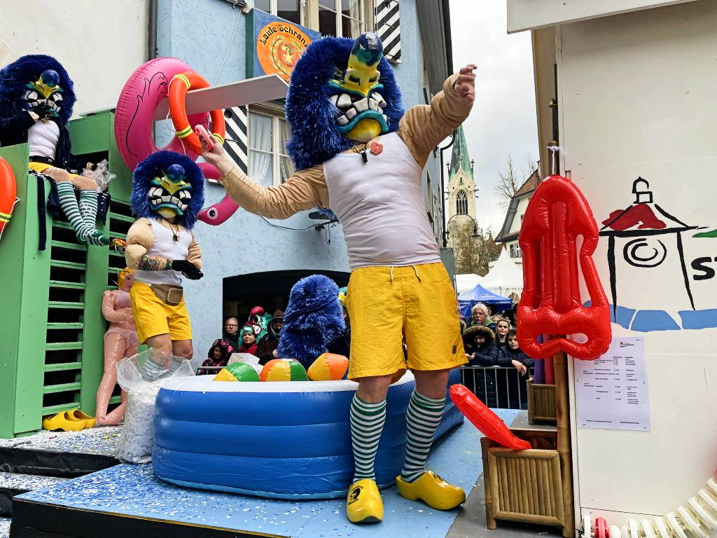 Das war der Fasnachtsumzug in Laufen