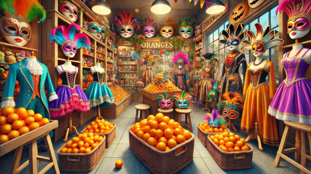 Tonnenweise Räppli und Orangen: Hier decken sich die Fasnächtler ein