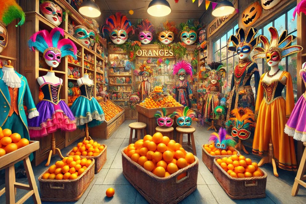 Tonnenweise Räppli und Orangen: Hier decken sich die Fasnächtler ein