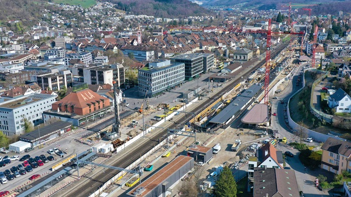 Bahnhofneubau in Liestal nach drei Jahren fertiggestellt