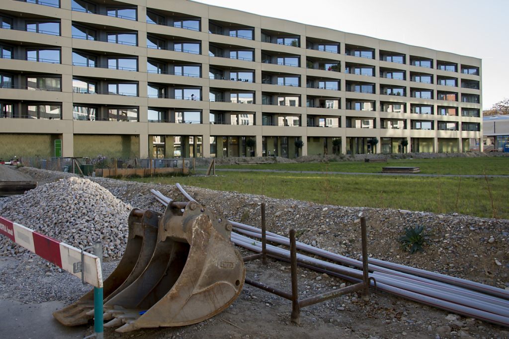 Der Wohnungsbau ist im letzten Jahr in Basel eingebrochen