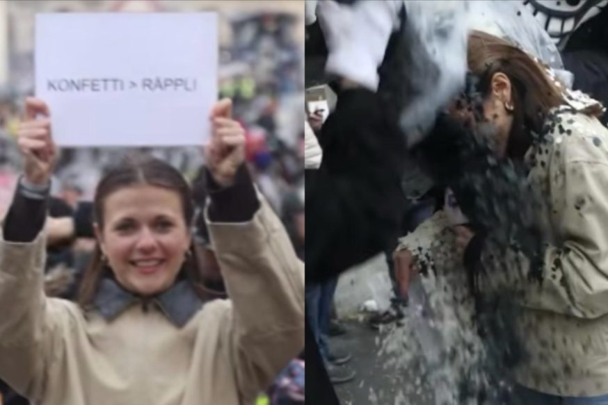 «Konfetti > Räppli»: Wie lange dauert es, bis unsere Reporterin gestopft wird?