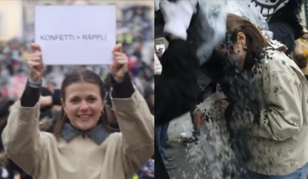 «Konfetti > Räppli»: Wie lange dauert es, bis unsere Reporterin gestopft wird?