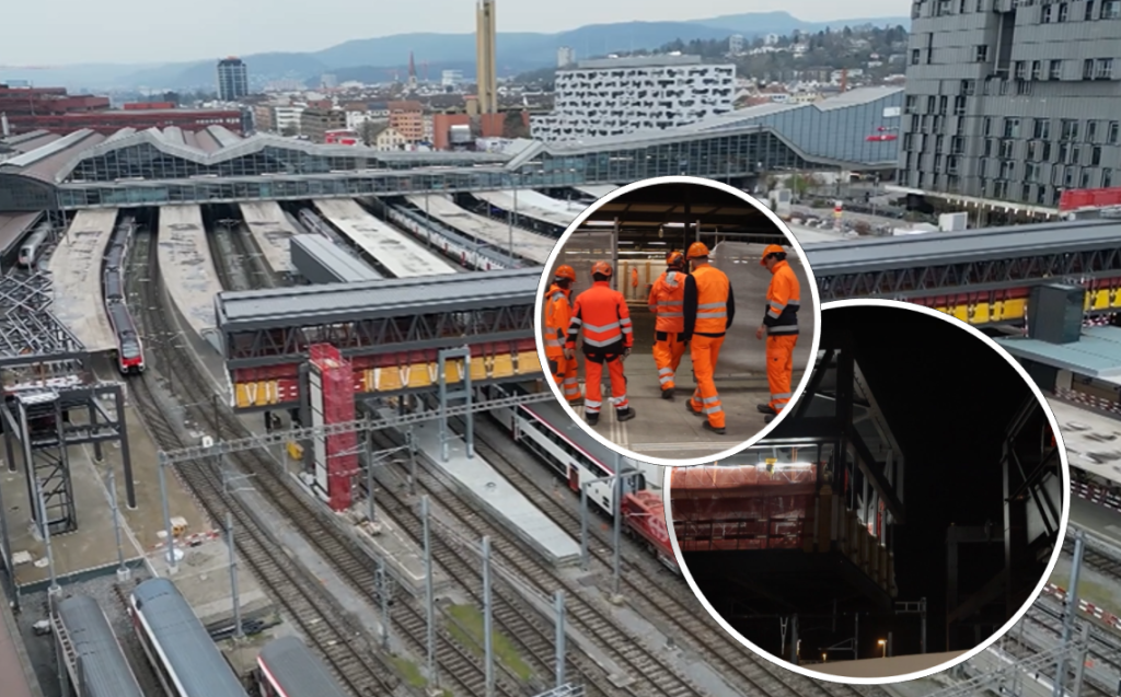 Wichtiger Etappenschritt: Letztes Stück der 910-Tonnen-Passerelle eingeschoben