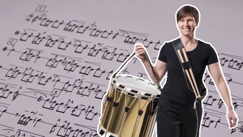 Das ist die Meisterin der Basler Trommelkunst