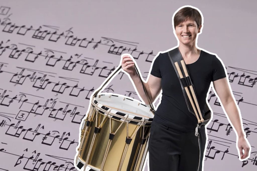 Das ist die Meisterin der Basler Trommelkunst