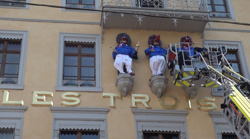 Die drei Könige sind bereit für die Fasnacht