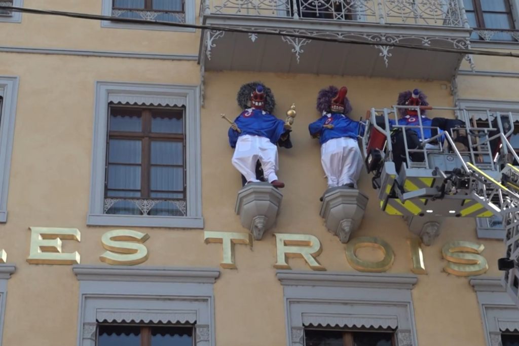 Die drei Könige sind bereit für die Fasnacht