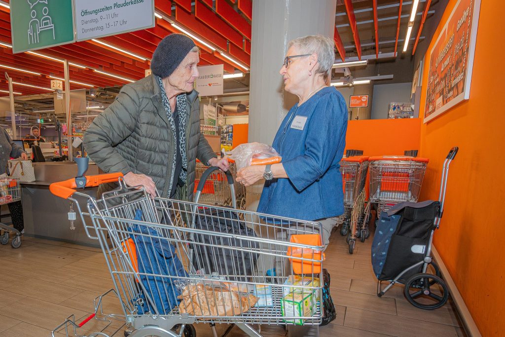 Neue Plauderkasse in der Migros Burgfelder