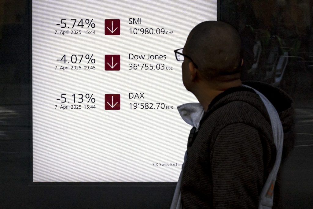 SMI stürzt in Tiefe wegen Zollschlacht zwischen China und USA