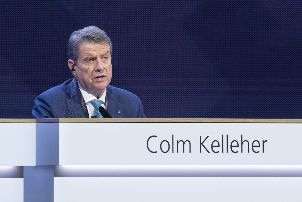 UBS-Aktionäre bestätigen Colm Kelleher als Präsidenten