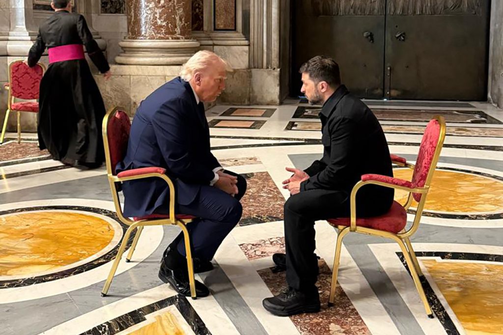 «Sehr produktiv»: Trump und Selenskyj treffen sich in Rom