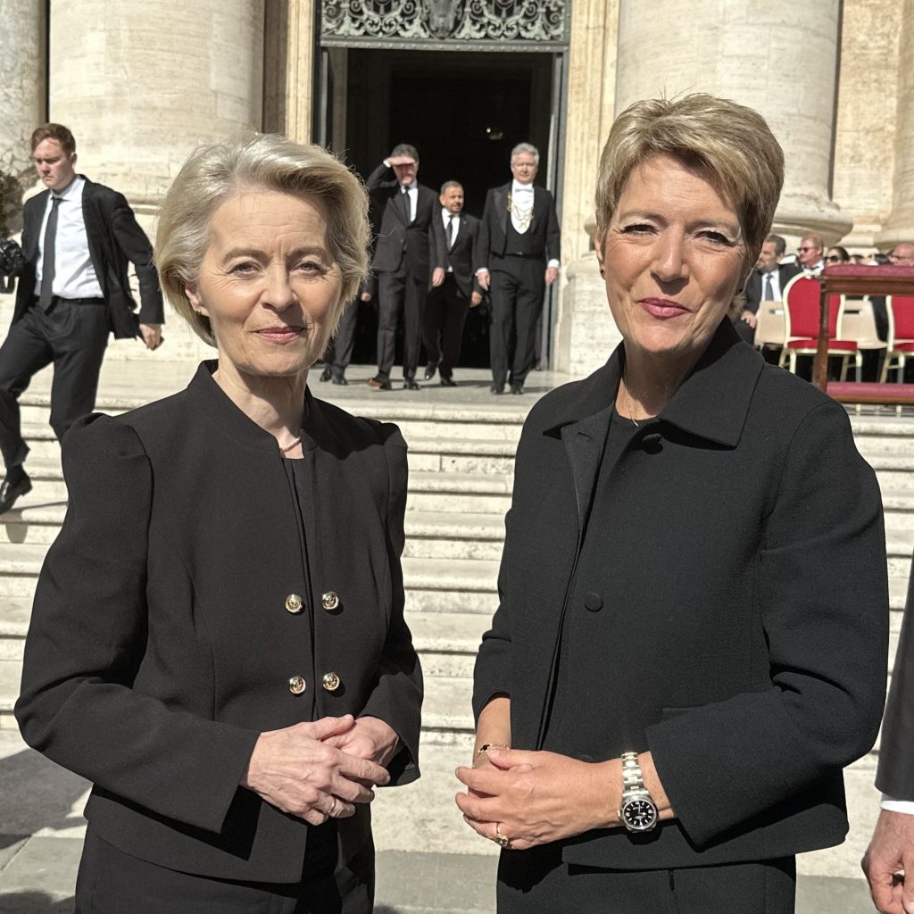 Bundespräsidentin im Vatikan: «Intensive und bewegende Zeremonie»