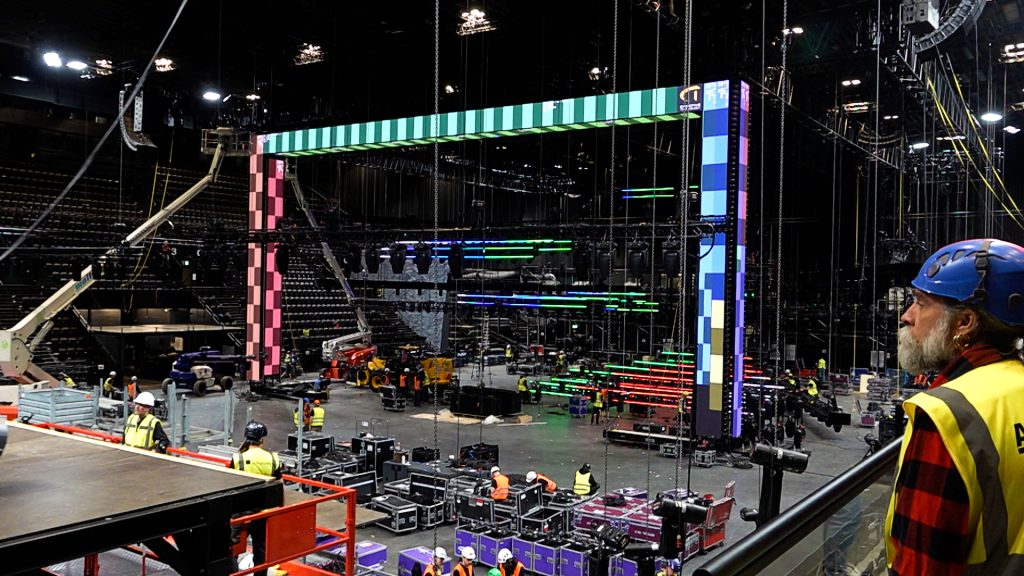 Ein Blick in die Monster-Baustelle des ESC