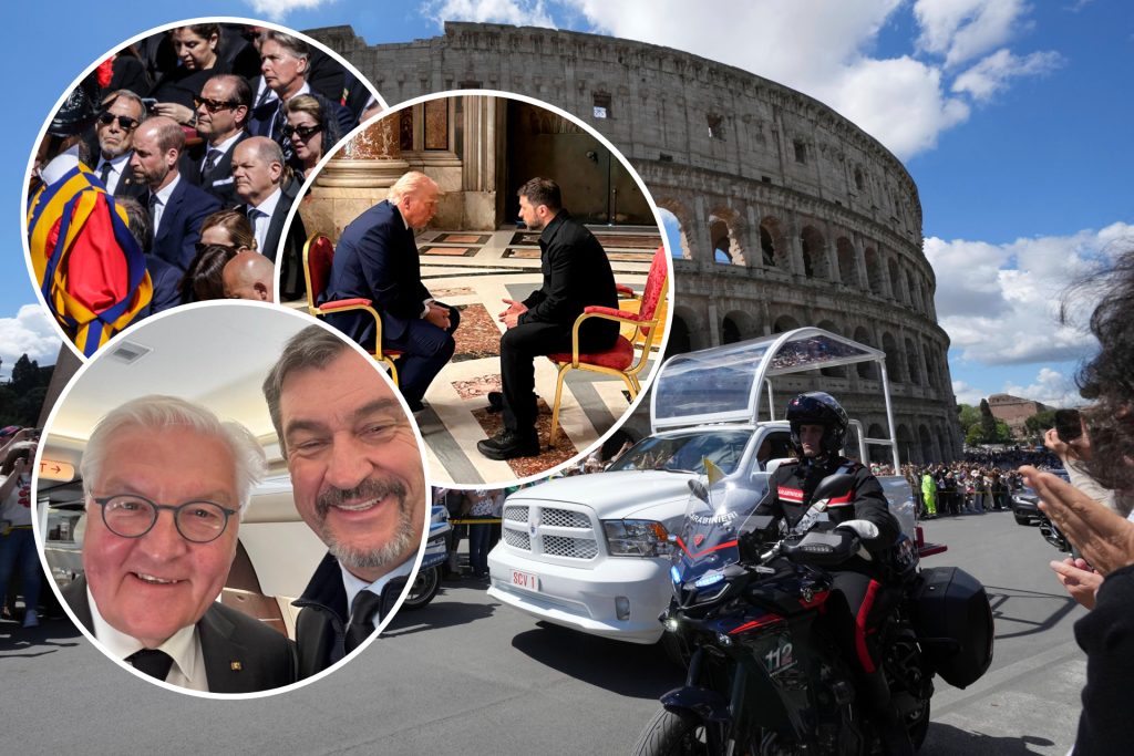 Bemerkenswerte Momente rund um die Papst-Trauerfeier