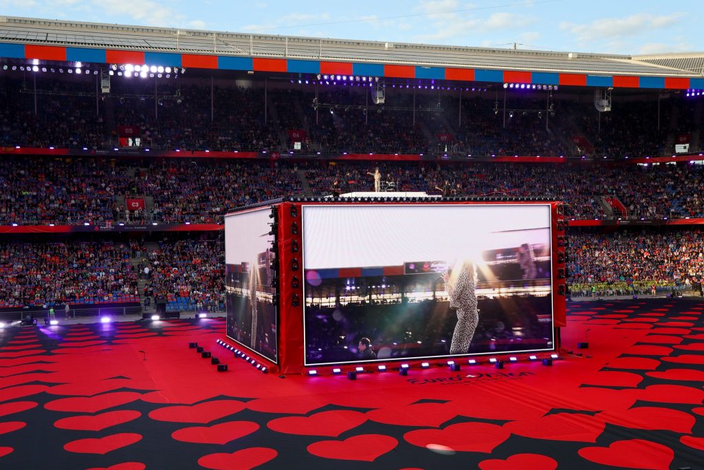 Alphörner, Popstars und grosse Emotionen: So war das ESC-Viewing in der Arena Plus