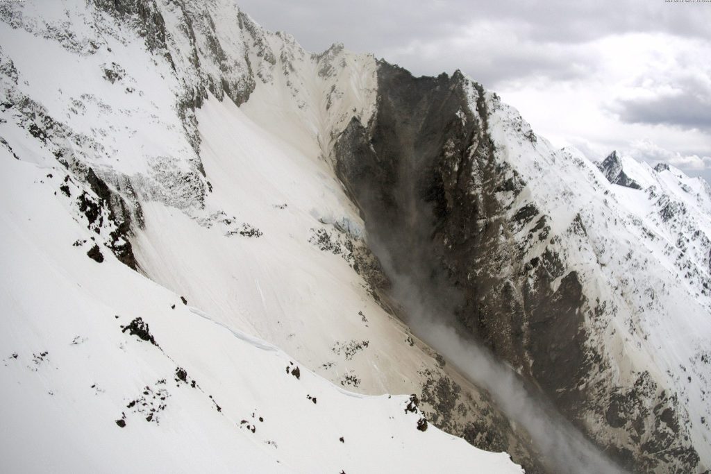 Bereits ein Drittel des Gesteins in Blatten ist heruntergebrochen