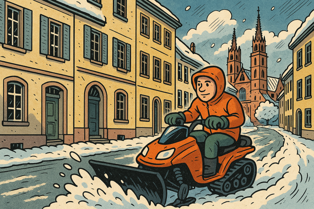 Jetzt also doch: Das BVD räumt den Schnee bereits diesen Winter von den Trottoirs weg