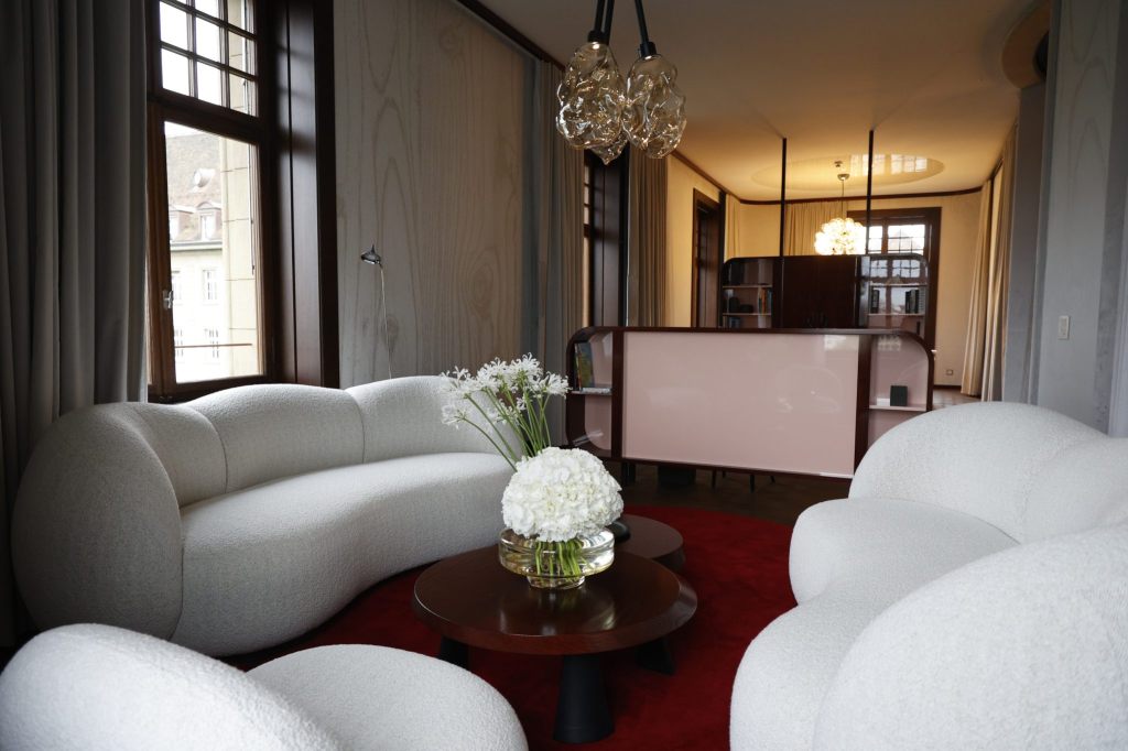 Ein Blick ins luxuriöse Innere des neuen Trois Rois-Kopfbaus