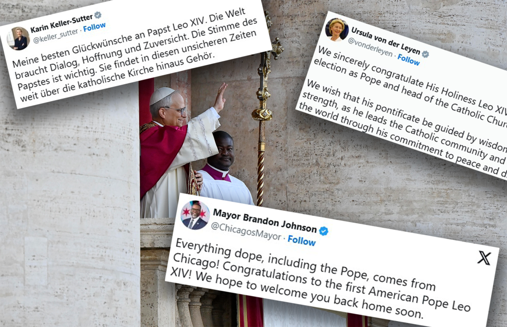 Von Keller-Sutter bis Trump: Die Welt gratuliert dem Papst