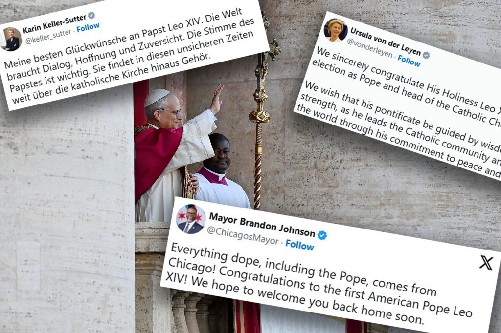 Von Keller-Sutter bis Trump: Die Welt gratuliert dem Papst