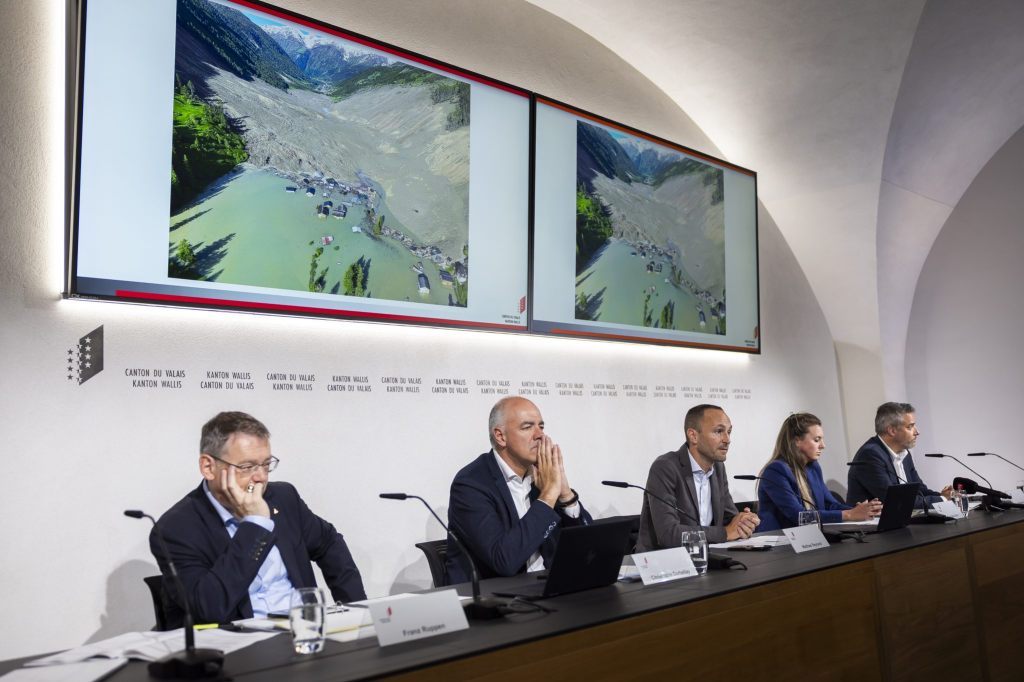 Kanton Wallis hilft Blatten mit Sofortmassnahmen